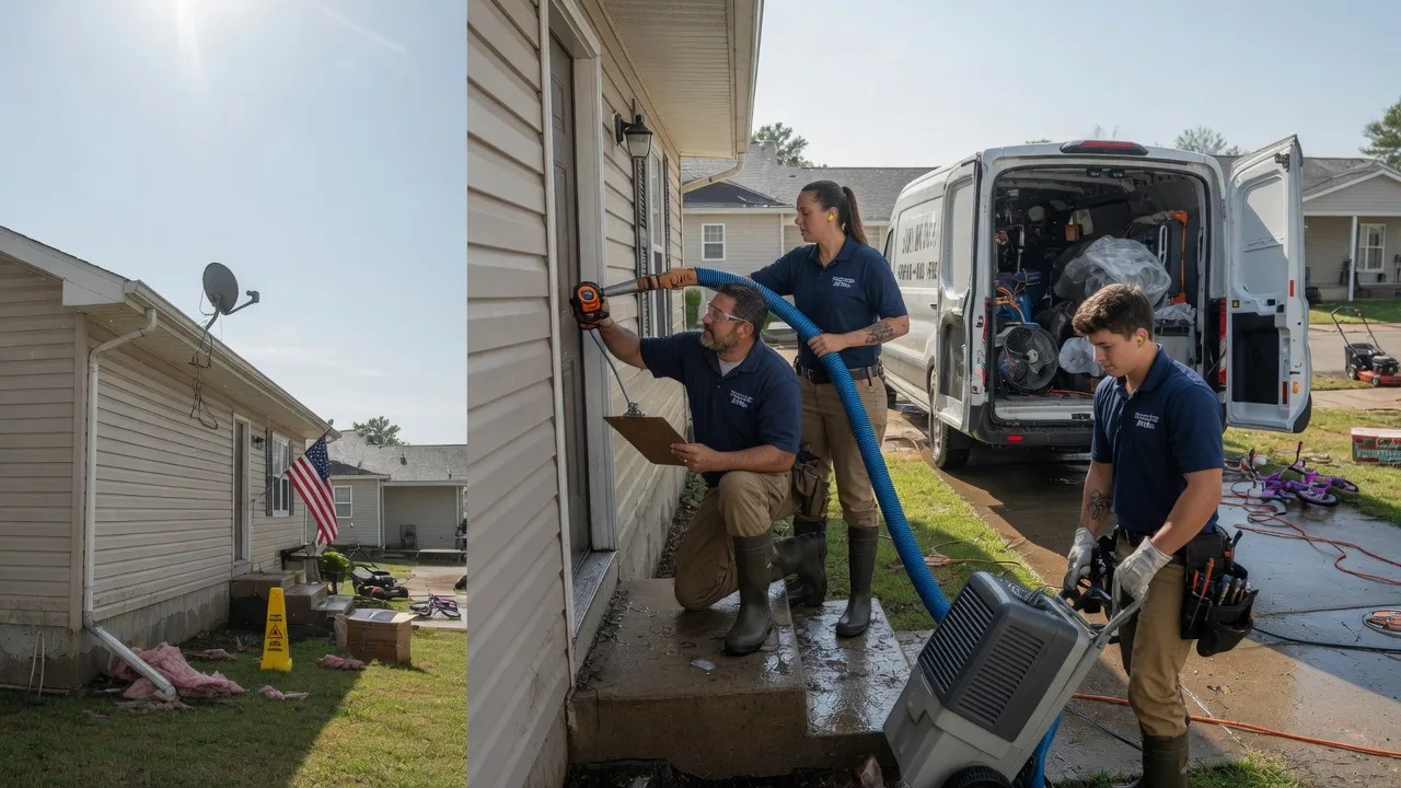 Ceiling Water Damage Restoration in Cowden, IL near me